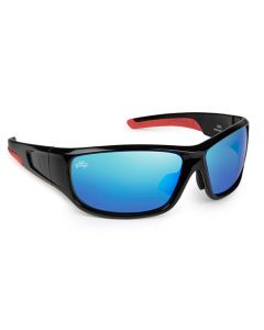 Fox Rage Shield Wrap Sunglasses - Brown Lens Mirror Blue