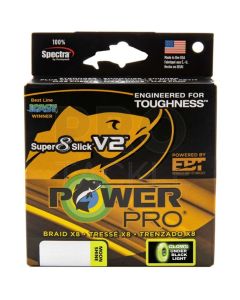 PowerPro Super 8 Slick V2 Braided Line 135m - Moon Shine