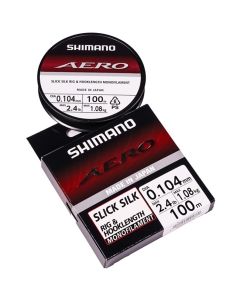 Shimano Aero Slick Silk Rig Monofilament Line 100m - Clear