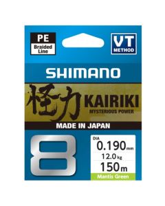 Shimano Kairiki 8 Braided Line 150m - Mantis Green
