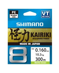 Shimano Kairiki 8 Braided Line 300m - Mantis Green
