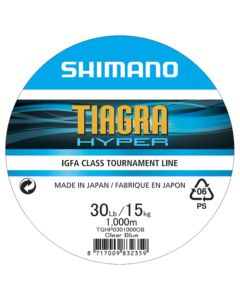 Shimano Tiagra Hyper Trolling IGFA Monofilament Line 1000m - Clear Blue