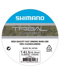 Shimano Tribal Carp Fluorocarbon Line 1000m - Clear