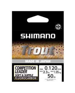 Shimano Trout Competition Fluorocarbon Line 50m - Grey