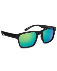 Shimano Yasei Green Revo Sunglasses - Black Frame & Green Mirror Lens