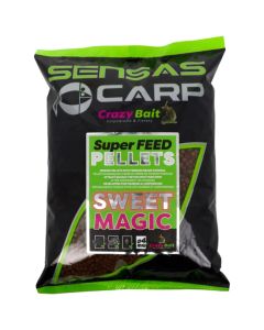 Sensas Crazy Bait Super Feed Pellets Sweat Magic