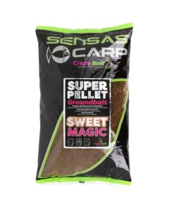 Sensas Crazy Bait Super Pellet Groundbait Sweet Magic 1kg