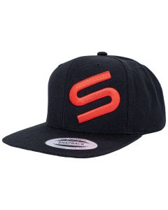 Sonik Black Snap Back Icon Fishing Cap