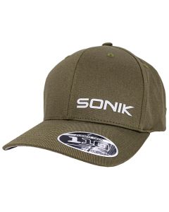 Sonik Flexfit Olive Fishing Cap