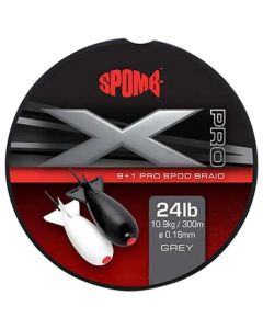 Spomb X Pro Grey 8+1 Braid 300m