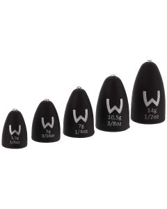 Westin Add-It Tungsten Bullet Weights Matte Black