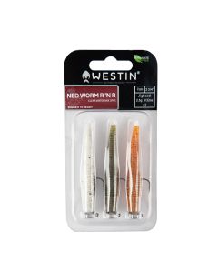 Westin Ned Worm R 'N R Lures - Clear Water Mix
