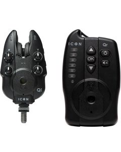 Wolf ICON Qi Fishing Bite Alarm Set & Qr Receiver