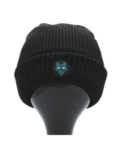 Wolf Powerbeam LED Waterproof Black Beanie