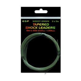 ESP Tapered Shock Leaders, Colour: Clear