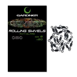 Gardner Covert Mini Rig Swivels Anti Glare