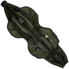 Aqua Black Series Compact Tristar 12ft 5 Rod Fishing Holdall