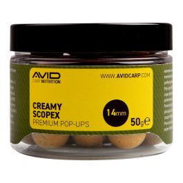 Avid Carp Premium Pop Ups - Creamy Scopex
