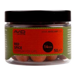 Avid Carp Premium Pop Ups - Red Spice