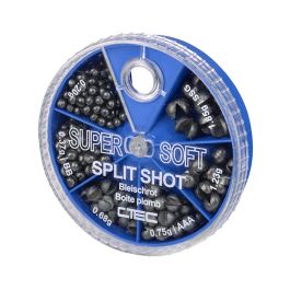 C-Tec Super Soft Split Shot 6 Compartments
