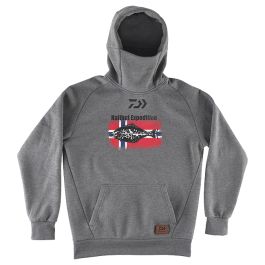 Daiwa D-Vec Halibut Expedition Hoodie Grey