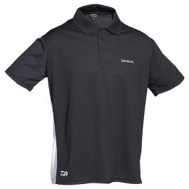 Daiwa D-Vec Polo Shirt Black / White