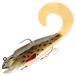 Daiwa D'Wolf Curly Shad Lure Glow Tail