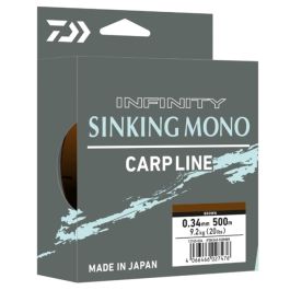 Daiwa Infinity Sinking Monofilamentfilament Line Brown 500m