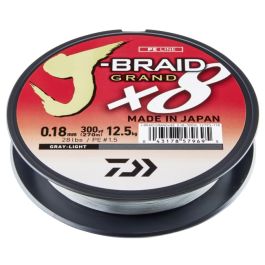 Daiwa J-Braid Grand X8 Light Grey 135m