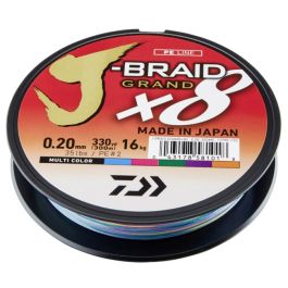 Daiwa J-Braid Grand X8 Multi Colour 300m
