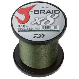 Daiwa J-Braid X8 Braided Line Dark Green 1500m