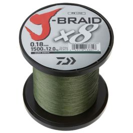 Daiwa J-Braid X8 Braided Line Dark Green 150m