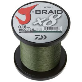 Daiwa J-Braid X8 Braided Line Dark Green 3000m