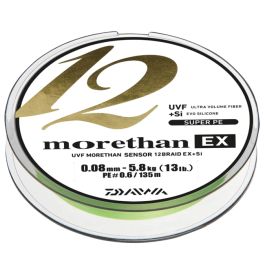 Daiwa Morethan 12 Braid EX+Si Lime Green 300m