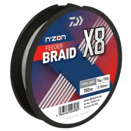 Daiwa N'Zon X8 Braid Steel Grey 150m