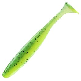 Daiwa Tournament D'Fin Shad Lure UV Chartreuse Tiger