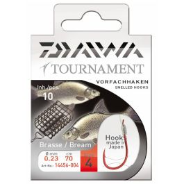 Daiwa Tournament Red Bream Hooks To Nylon 70cm
