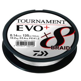 Daiwa Tournament X8 EVO+ Braided Line White 135m