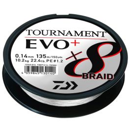 Daiwa Tournament X8 EVO+ Braided Line White 2700m