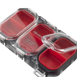 Daiwa Waterproof Sealed Unit Case Red Smoke - 6 Compartments