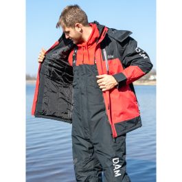 DAM Oceanic Thermo Fishing Suit Fiery Red/Ink
