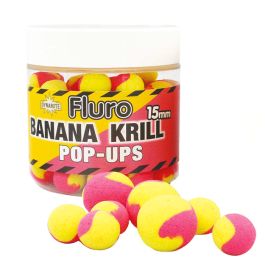Dynamite Baits Two Tone Krill & Banana Fluro Fishing Pop Ups