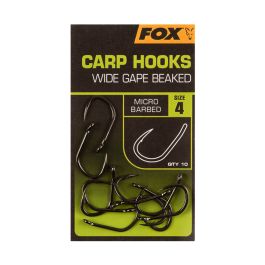 Fox Carp Wide Gape Hooks