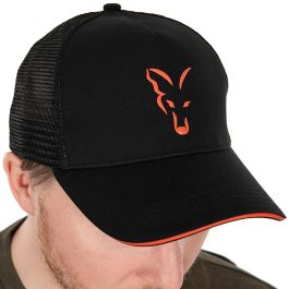 Fox Collection Black & Orange Trucker Cap