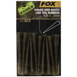 Fox Edges Camo Power Grip Naked Tail Rubber Size 7