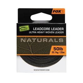 Fox Edges Naturals Leadcore Ultra Heavy Woven Leader 25m