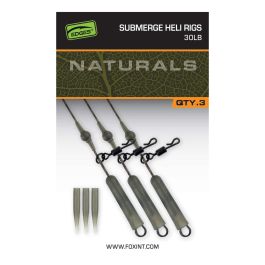 Fox Edges Naturals Submerged Heli Rig Leaders