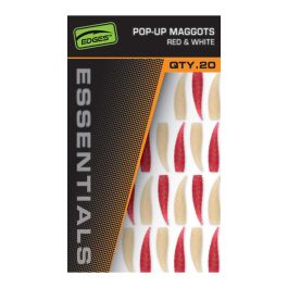Fox Edges Essentials Pop-Up Maggots - Red & White