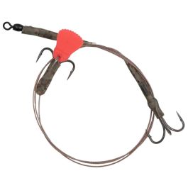 Fox Rage Predator Twin Treble Traces 52cm 40lb