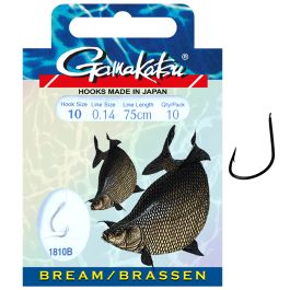 Gamakatsu Bream 1810 Bronze Feeder Fishing Hooks Booklet